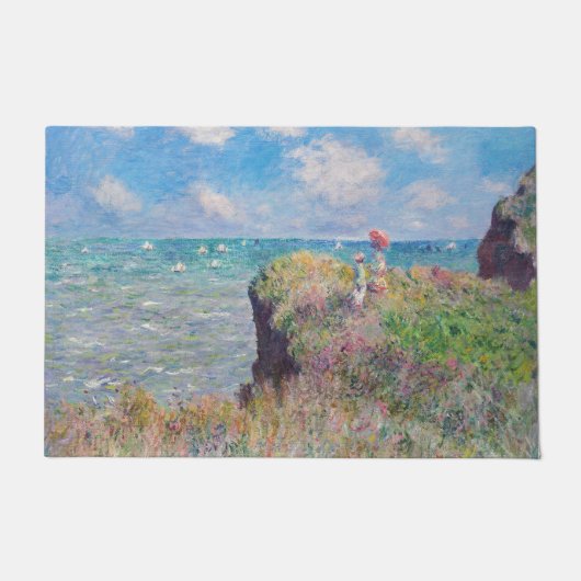 Claude Monet - Cliff Walk in Pourville Deurmat (Voorkant)