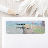 Claude Monet - Cliff Walk in Pourville Etiket (Insitu)