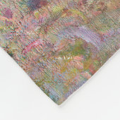 Claude Monet - Cliff Walk in Pourville Fleece Deken (Hoek)