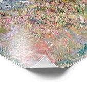 Claude Monet - Cliff Walk in Pourville Foto Afdruk (Hoek)