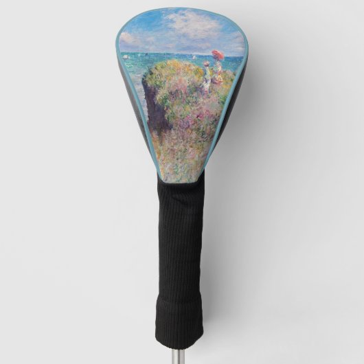 Claude Monet - Cliff Walk in Pourville Golfheadcover (Voorkant)