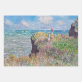 Claude Monet - Cliff Walk in Pourville Inpakpapier Vel (Voorkant 2)