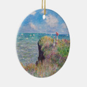 Claude Monet - Cliff Walk in Pourville Keramisch Ornament (Rechts)