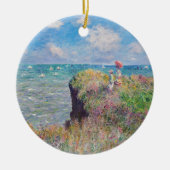 Claude Monet - Cliff Walk in Pourville Keramisch Ornament (Voorkant)