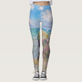 Claude Monet - Cliff Walk in Pourville Leggings (Voorkant)