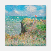 Claude Monet-Cliff Walk in Pourville Magneet (Voorkant)