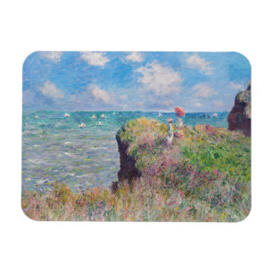 Claude Monet - Cliff Walk in Pourville Magneet