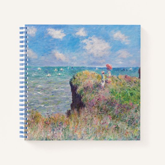 Claude Monet - Cliff Walk in Pourville Notitieboek (Voorkant)