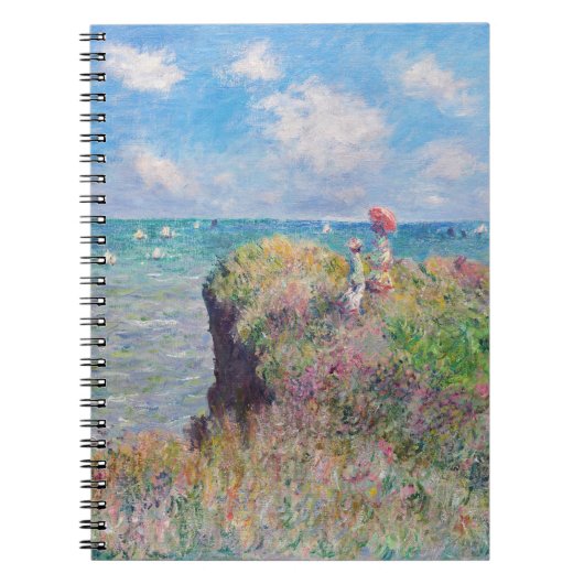 Claude Monet - Cliff Walk in Pourville Notitieboek (Voorkant)