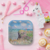 Claude Monet - Cliff Walk in Pourville Papieren Bordje (Feest)