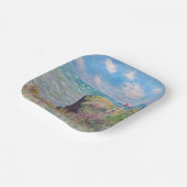Claude Monet - Cliff Walk in Pourville Papieren Bordje (Gebogen)