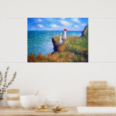 Claude Monet: Cliff Walk in Pourville Poster (Keuken)