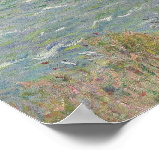 Claude Monet - Cliff Walk in Pourville Poster (Hoek)