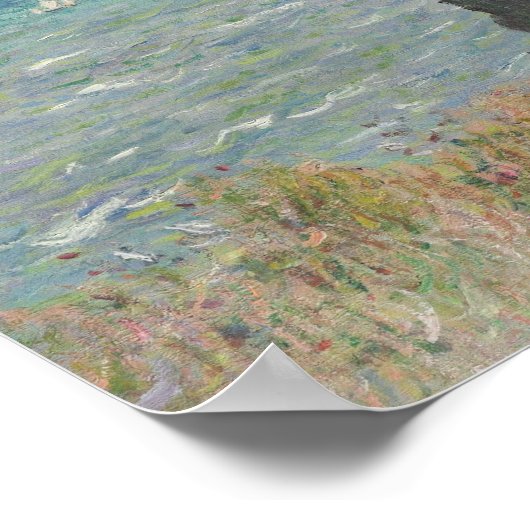 Claude Monet - Cliff Walk in Pourville Poster (Hoek)
