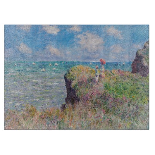 Claude Monet - Cliff Walk in Pourville Snijplank (Voorkant)