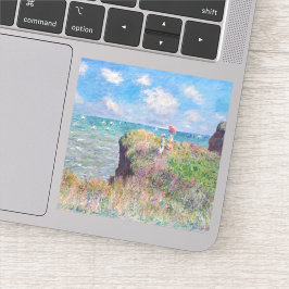 Claude Monet - Cliff Walk in Pourville Sticker