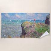 Claude Monet - Cliff Walk in Pourville Strandlaken (Voorkant)