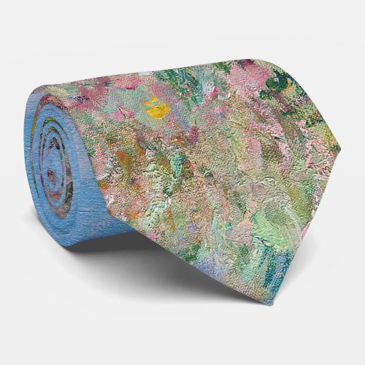 Claude Monet - Cliff Walk in Pourville Stropdas (Opgerold)