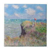Claude Monet - Cliff Walk in Pourville Tegeltje (Voorkant)