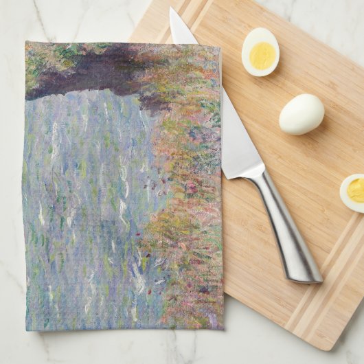 Claude Monet - Cliff Walk in Pourville Theedoek (Quarter Fold)