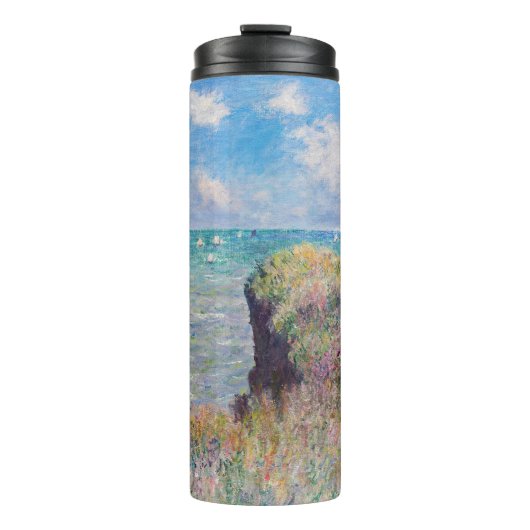 Claude Monet - Cliff Walk in Pourville Thermosbeker (Voorkant)