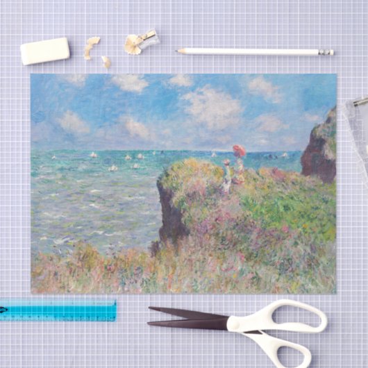 Claude Monet - Cliff Walk in Pourville Tissuepapier (Craft)