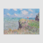 Claude Monet - Cliff Walk in Pourville Tissuepapier (Voorkant)