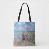 Claude Monet - Cliff Walk in Pourville Tote Bag (Voorkant)