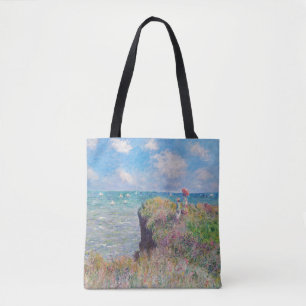 Claude Monet - Cliff Walk in Pourville Tote Bag