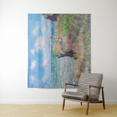 Claude Monet - Cliff Walk in Pourville Wandkleed (In situ)