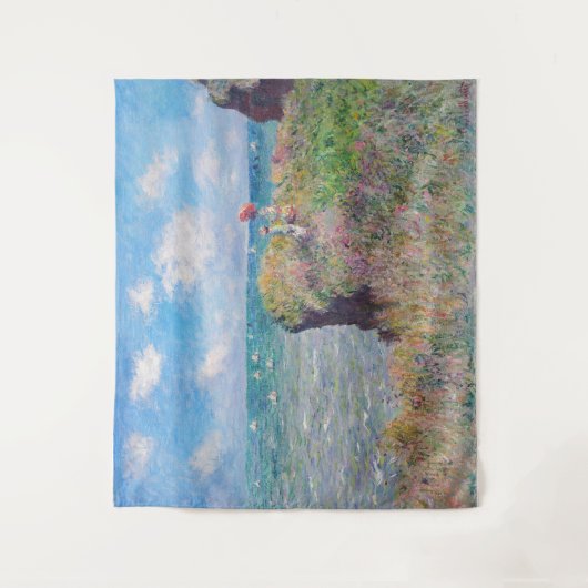 Claude Monet - Cliff Walk in Pourville Wandkleed (Voorkant)