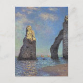 Claude Monet Cliffs bij Etretat Impressionist Pain Briefkaart (Voorkant)