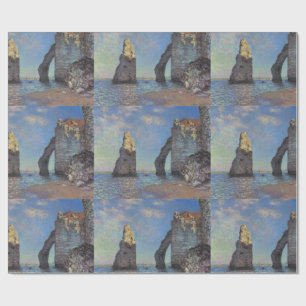 Claude Monet Cliffs bij Etretat Impressionist Pain Cadeaupapier