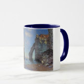 Claude Monet Cliffs bij Etretat Impressionist Pain Mok (Voorkant rechts)