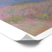 Claude Monet | Cliffs nabij Dieppe Poster (Hoek)