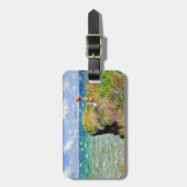 Claude Monet Clifftop Walk Bagagelabel (Voorkant verticaal)