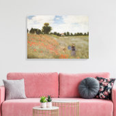 Claude Monet – Coquelicots – La promenade – 1873 Canvas Afdruk (Insitu (Woonkamer))