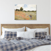 Claude Monet – Coquelicots – La promenade – 1873 Canvas Afdruk (Insitu (Slaapkamer))