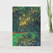 Claude Monet - Corner of a Pond with Waterlilies Kaart (Voorkant)