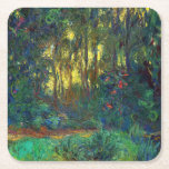 Claude Monet - Corner of a Pond with Waterlilies Kartonnen Onderzetters<br><div class="desc">Coin du bassin aux nympheas / Corner of a Pond with Waterlilies - Claude Monet,  Oil on Canvas,  1918</div>