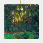Claude Monet - Corner of a Pond with Waterlilies Keramisch Ornament<br><div class="desc">Coin du bassin aux nympheas / Corner of a Pond with Waterlilies - Claude Monet,  Oil on Canvas,  1918</div>