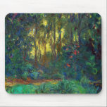 Claude Monet - Corner of a Pond with Waterlilies Muismat<br><div class="desc">Coin du bassin aux nympheas / Corner of a Pond with Waterlilies - Claude Monet,  Oil on Canvas,  1918</div>