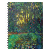 Claude Monet - Corner of a Pond with Waterlilies Notitieboek (Voorkant)