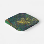 Claude Monet - Corner of a Pond with Waterlilies Papieren Bordje (Gebogen)