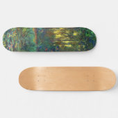 Claude Monet - Corner of a Pond with Waterlilies Persoonlijk Skateboard (Horizontaal)
