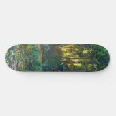 Claude Monet - Corner of a Pond with Waterlilies Persoonlijk Skateboard (Horizontaal)
