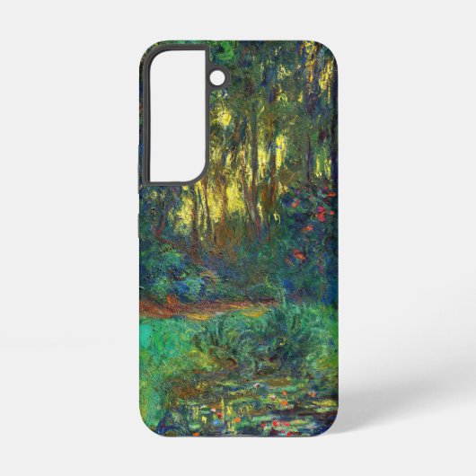 Claude Monet - Corner of a Pond with Waterlilies Samsung Galaxy Hoesje (Achterkant)