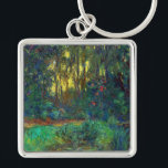 Claude Monet - Corner of a Pond with Waterlilies Sleutelhanger<br><div class="desc">Coin du bassin aux nympheas / Corner of a Pond with Waterlilies - Claude Monet,  Oil on Canvas,  1918</div>
