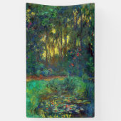 Claude Monet - Corner of a Pond with Waterlilies Spandoek (Verticaal)
