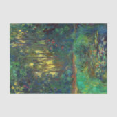 Claude Monet - Corner of a Pond with Waterlilies Tissuepapier (Voorkant)